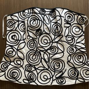 White House Black Market corset style top